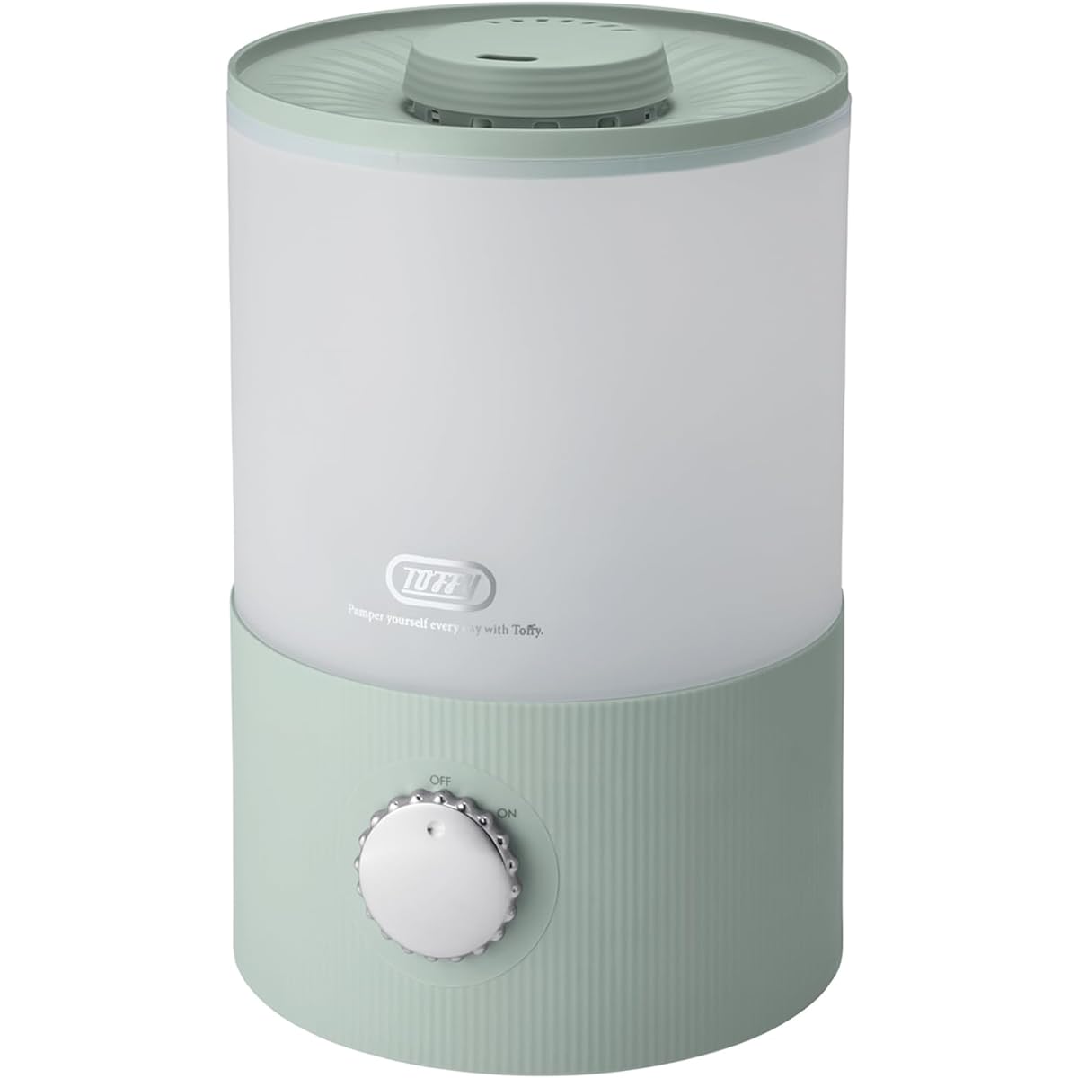 [Toffy] Antibacterial aroma humidifier <3.3L> HF10 (Pale Aqua) Antibacterial Top water supply type Large capacity with LED light Compatible with aroma water/aroma oil Retro Stylish Cute HF10-PA