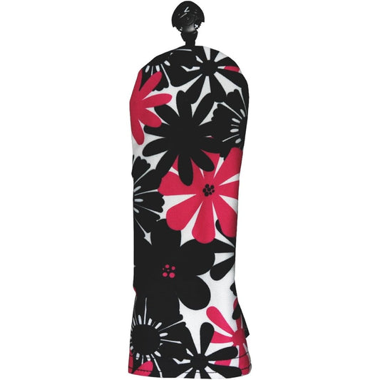 AZROF - Head cover for fairway wood 33: Flower pink 16AZ-SHC02F