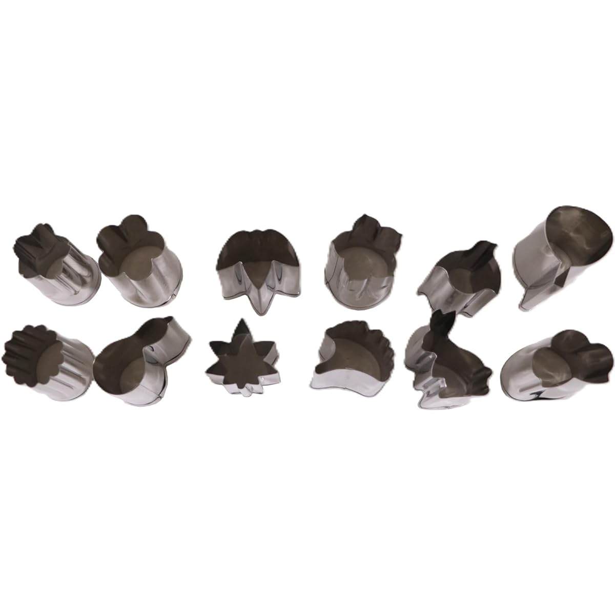 Yasushi MH-12 Cutting Mold Four Seasons 12PC Set (Paulownia Box) 129250