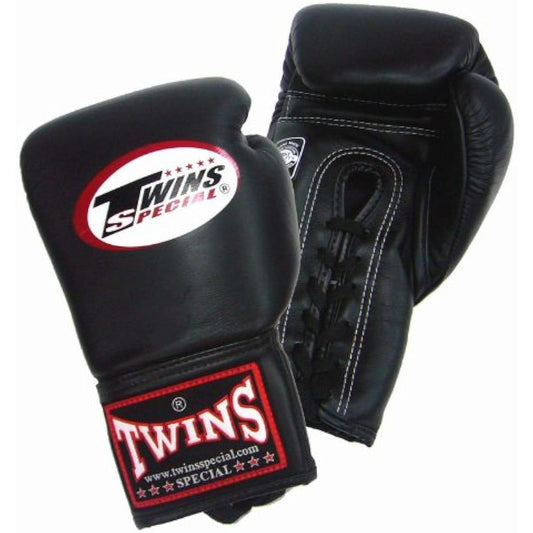 Twins boxing gloves (string type) made of genuine leather