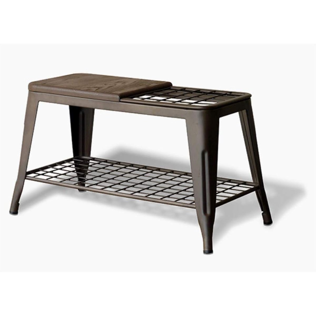 Gart Storage Bench Dark Brown Width 79cm 1281 Umbrella Stand Bench