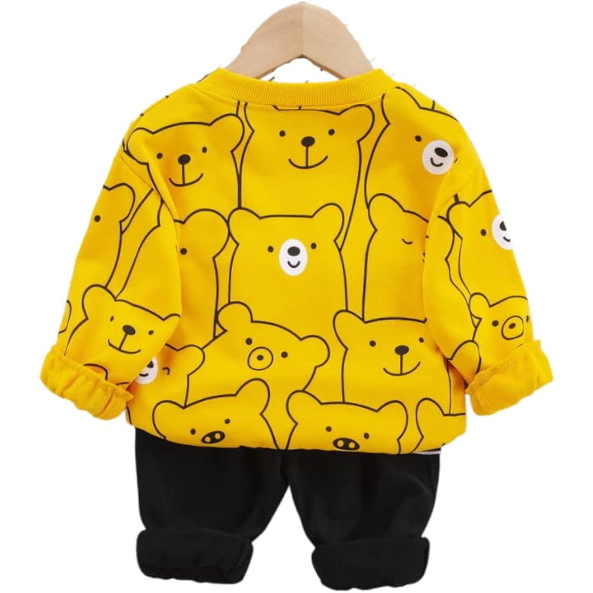 [EnDast] 2-Piece Setup Sweatshirt Top and Bottom Set Sweatshirt Pants Long Sleeve Animal Pattern Bear Kids Baby Clothes 80cm 90cm 100cm 110cm