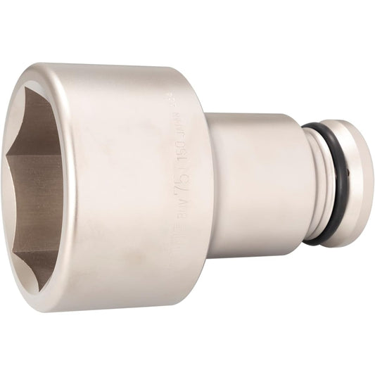 TONE Super long impact socket 8NV-75L150 Drive angle 25.4mm (1") Width across flats 75mm