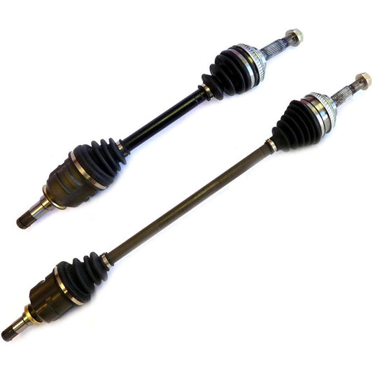 DTA TO87838784A Front Left and Right Pair - Two New Premium CV Axles (Drive Axle Assemblies) Compatible with 1993-2002 Geo Prizm Corolla. Fits ABS models or no ABS models