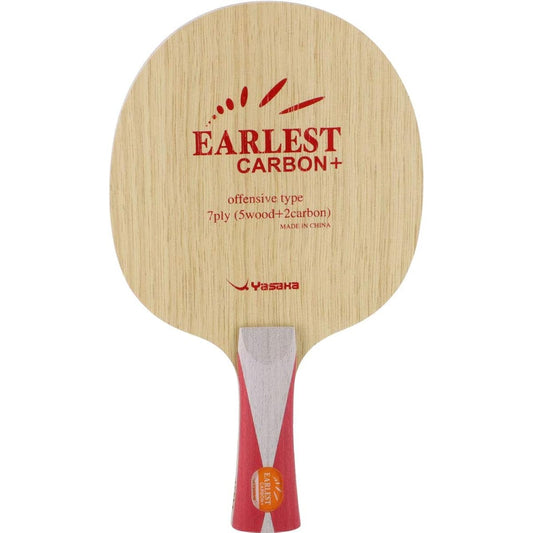 YASAKA Table Tennis Racket Arrest Carbon + Shakehand Attack Special Material Included