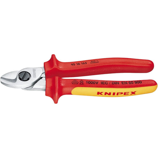 KNIPEX 9516-165 Insulated Cable Cutter 1000V (SB)