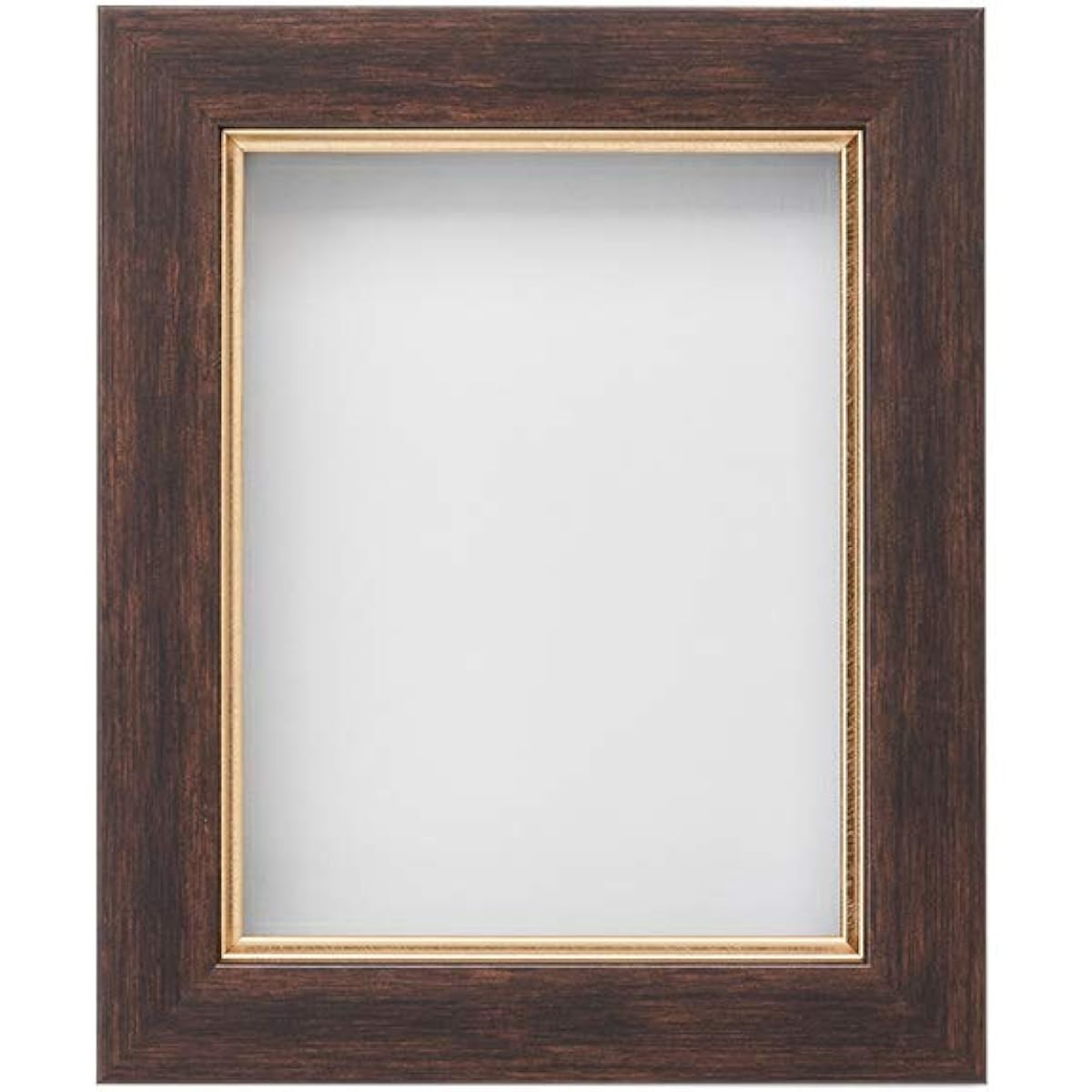 Aluna Resin Frame Oil Frame "Double Frame" with Face Metal Oak F-4 61403