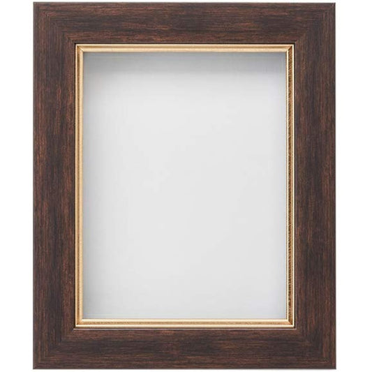 Aluna Resin Frame Oil Frame "Double Frame" with Face Metal Oak F-4 61403
