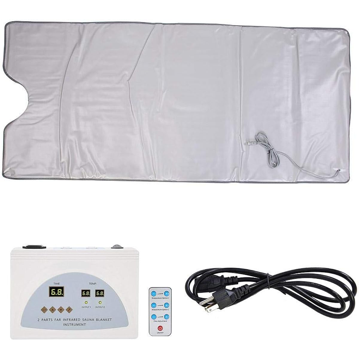Infrared Sauna Blanket, 110V Far Infrared Sauna Heating Blanket Body Shaping Fitness Machine