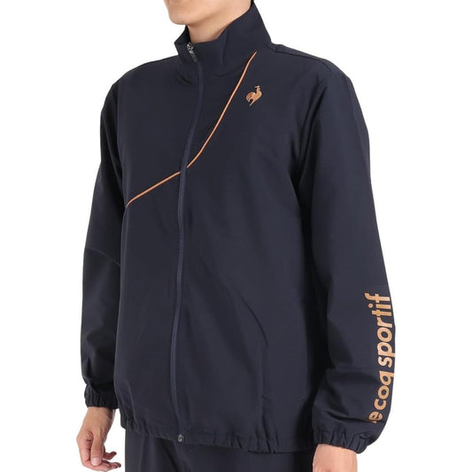 [Le Coq Sportif] HEATNAVI Cross Stand Jacket Light Absorption Heat Generation Water Repellent Stretch Shape Stable HEATNAVI