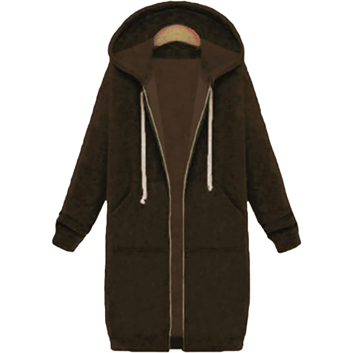 [Big Rough] Tops, Parka, Hood, Outerwear, Big Silhouette, Oversize, Long Length, Autumn/Winter, Fleece Lining, Women's