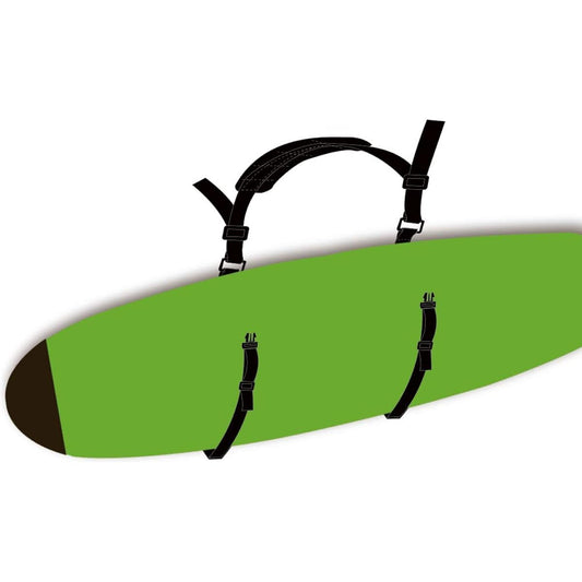 ∴ Surfboard carry carrier belt/Surfing goods from short to longboards/Easy to move carry case knit case hard case/Retro fan SURF-BELT-B