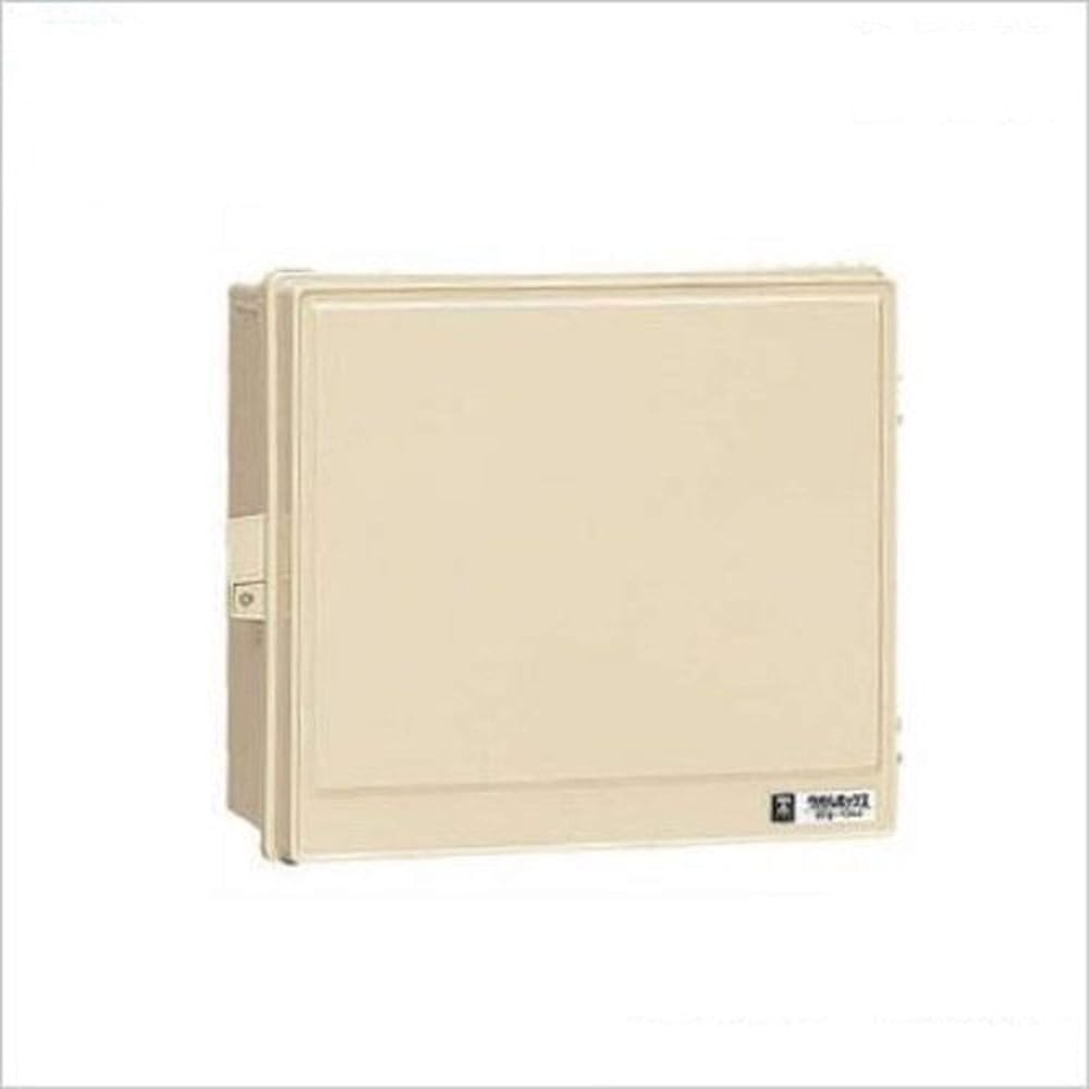 Mirai Kogyo Wall Box, No Roof, Horizontal Type, Effective Fukasa 106, Beige, 1 Piece WB-12AOJ