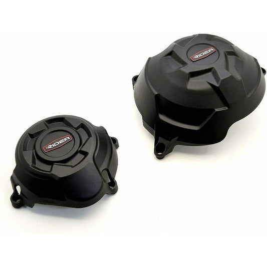 RIDEA Carbon Fiber Reinforced Engine Cover (Secondary Cover) Set Color: Black KAWASAKI Z1000/R 2014-2018 NINJA 1000 2017-2018 RI0000334