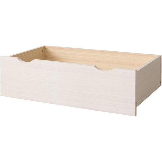 [Set of 2] Iris Plaza Under-bed Storage Box Clothes Case Drawer Handle with Casters Height 21cm White UBD-7242WT 72 x 41.9cm