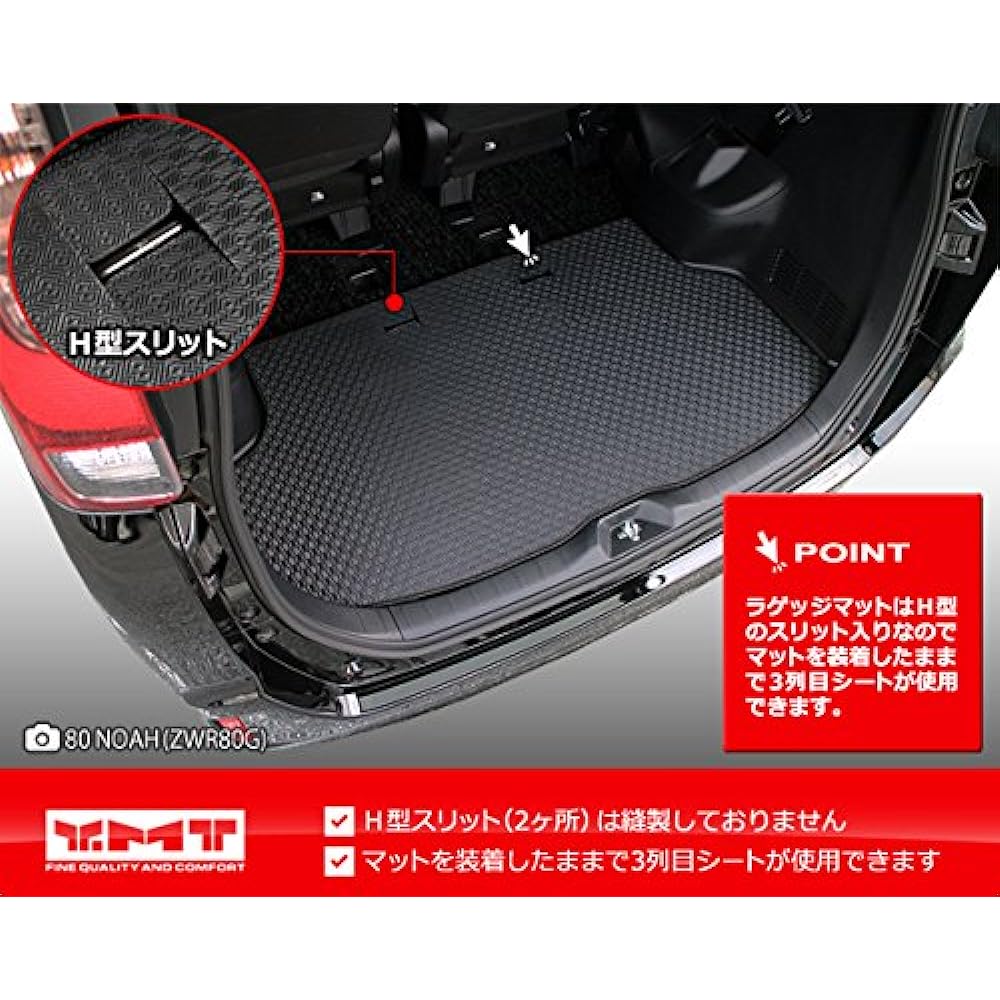 YMT80 series Noah Voxy early model rubber luggage mat (cargo mat)