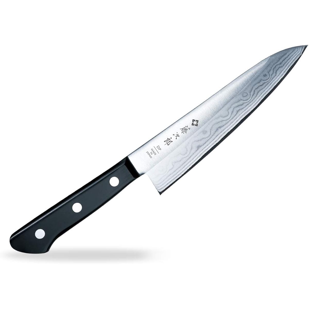 Tojiro Gyuto 180mm Made in Japan Cobalt Alloy Steel Double Edge Chef Knife that can be used not only for meat cutting but also for cooking fish and vegetables DP Kasumi Nagashi Steel Wari F-332 Black