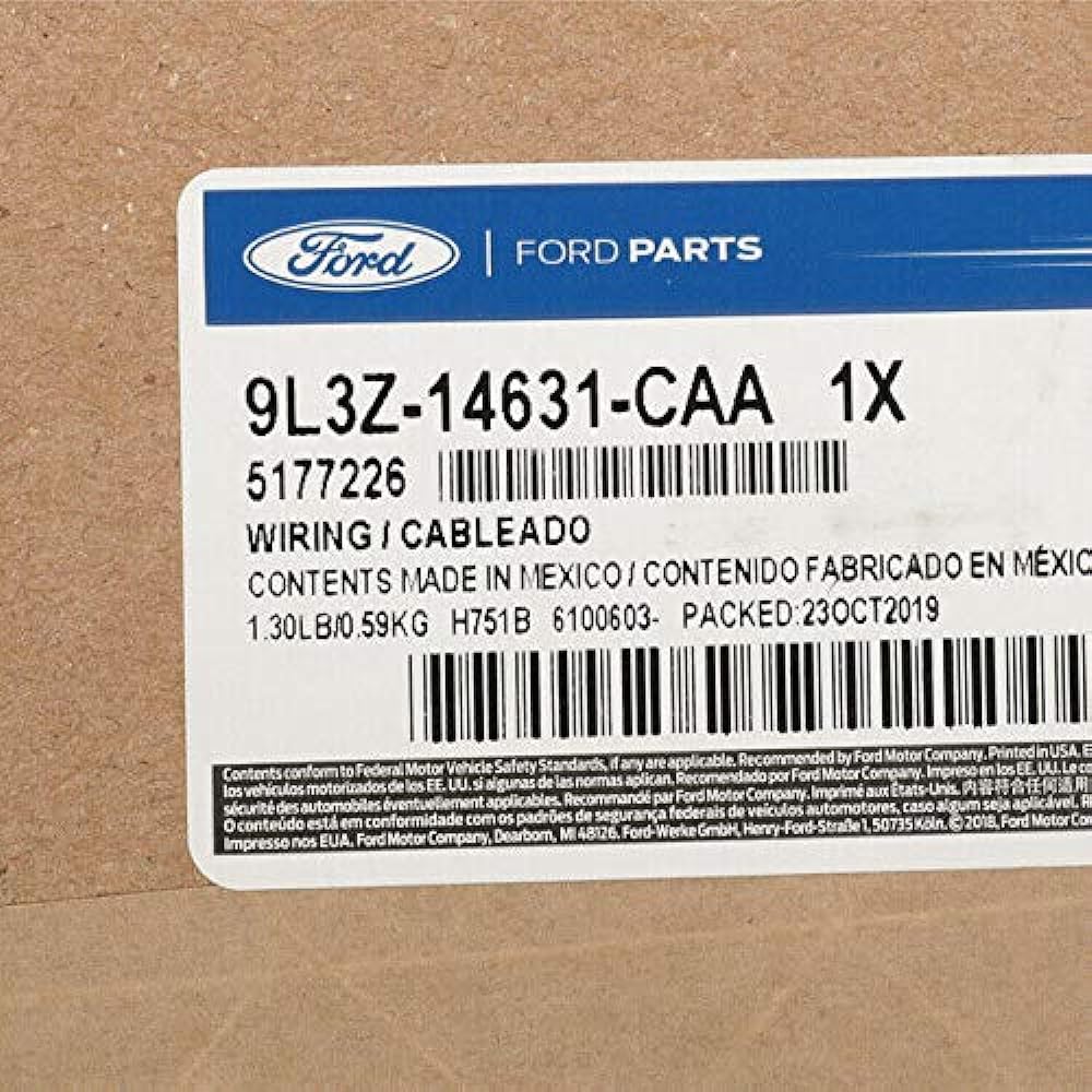 Ford 9L3Z -14631 -CAA -Wire asy - Jumper
