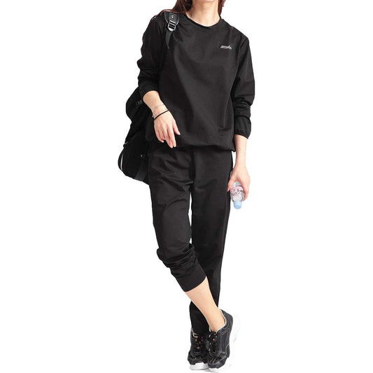 [Gold Japan] Large Size Women's Diet Sauna Suit Training Sportswear Long Sleeve Tops Pants