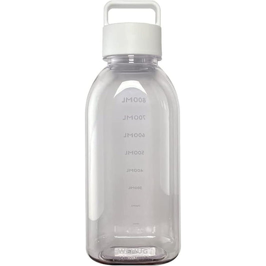 WEMUG Water Bottle 1000ml Water Bottle (Ultra Lightweight, Highly Sealed Without Silicone) Sports Bottle Giant Clear