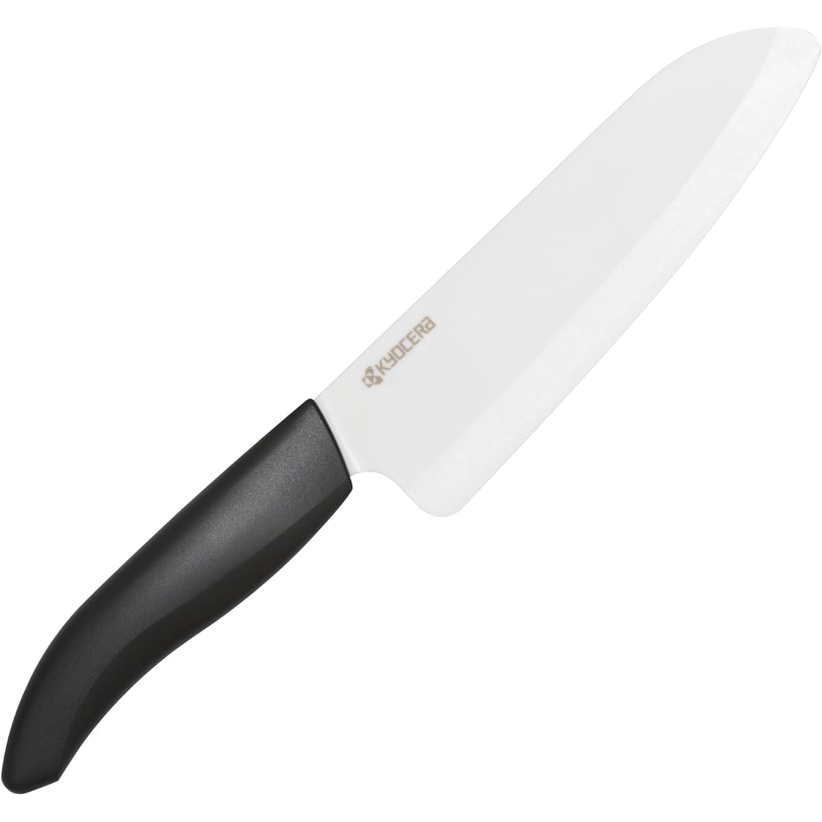 Kyocera Bio Resin Handle Ceramic Knife, Light, Sharp, Cuts Cleanly, Santoku 16cm, Hard and Long-lasting, Rust-Free Material, Dishwasher Safe, Disinfecting Bleach OK, Gyuto, Chinese, Smart Black FKB-160SBK