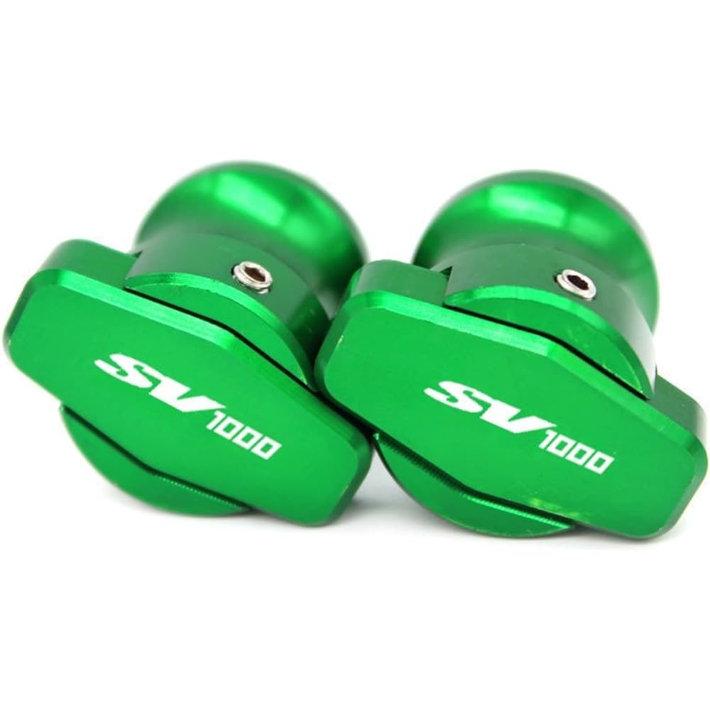 Stand Screw Slider Suitable for Suzuki SV1000 SV1000S SV1000 1000S SV-1000 Motorcycle Accessories Desk Clamp Screw Swing Arm Swing Arm Spool Slider M8 (Color: Green)