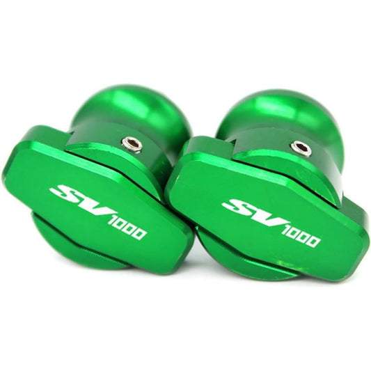 Stand Screw Slider Suitable for Suzuki SV1000 SV1000S SV1000 1000S SV-1000 Motorcycle Accessories Desk Clamp Screw Swing Arm Swing Arm Spool Slider M8 (Color: Green)