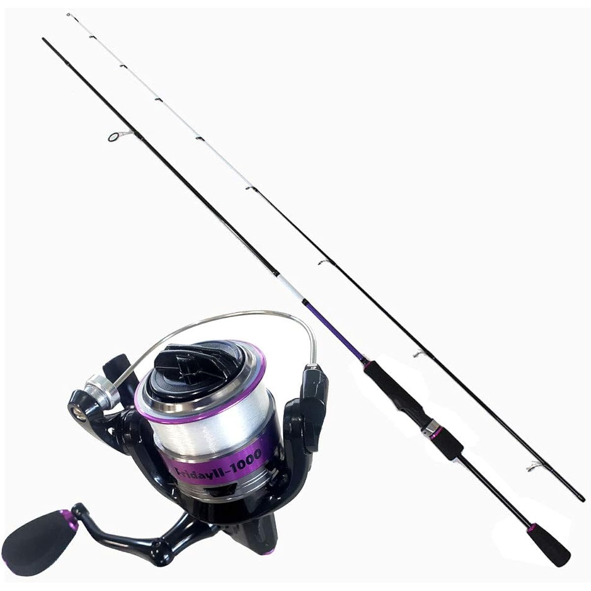 Cage fishing equipment Ajing/Mebaring introduction rod (73ML) & reel set with line (ajimebaruset-01)