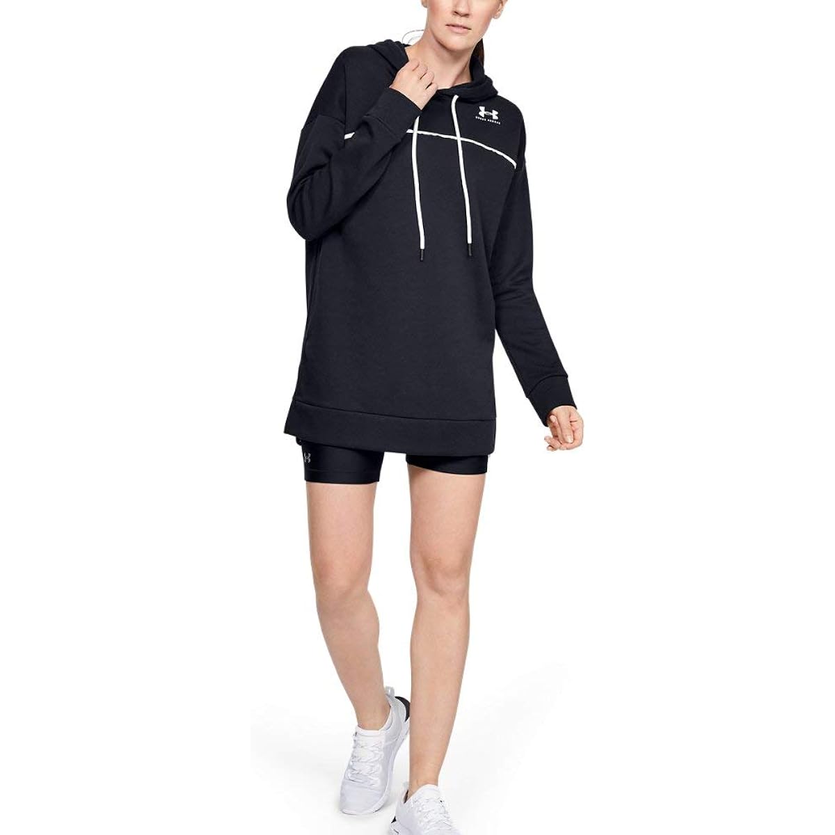 [Under Armor] Favorite Fleece 1/4 Zip Tunic (Training/Long Sleeve) 1344401 Women's