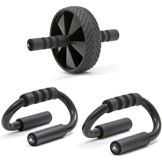 adidas Ab Wheel Foam Roller Abs Roller Abs Training Myofascial Release ADAC-11404-1