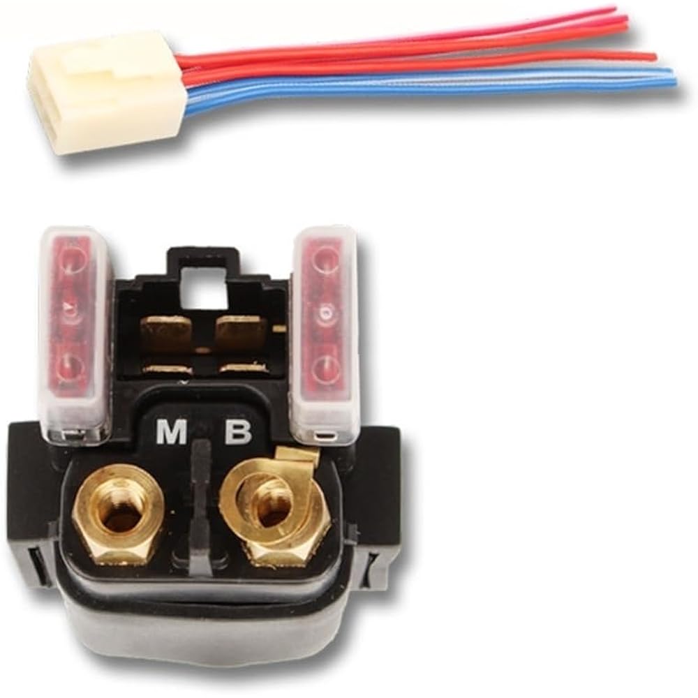 Starter Relay Motorcycle Electrical Parts Starter Solenoid Relay For Yamaha YZFR1 YZF-R1 YZF R1 1999 00 02-06 09 YZF R6 YZFR6 YZF-R6 1995-2007