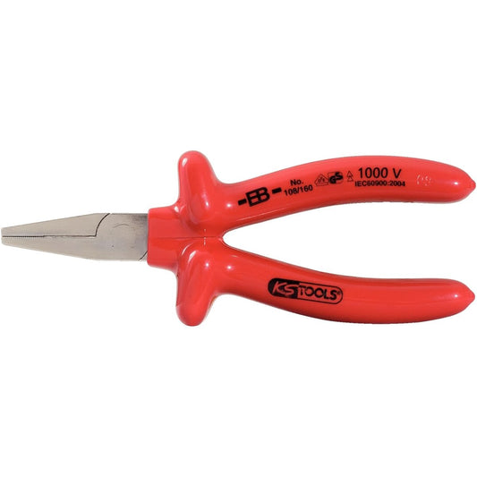KS TOOLS CLASSIC 1000V flat pliers 160mm CLASSIC 1000V flat pliers 160mm 117.1298