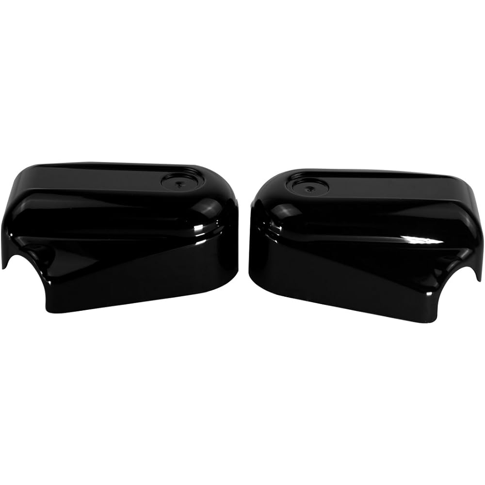 Hcmotors Axle Nut Cover Cap HARLEY SOFTAIL SLS DELUXE FLSTN FXSTB 2008-2017 Black