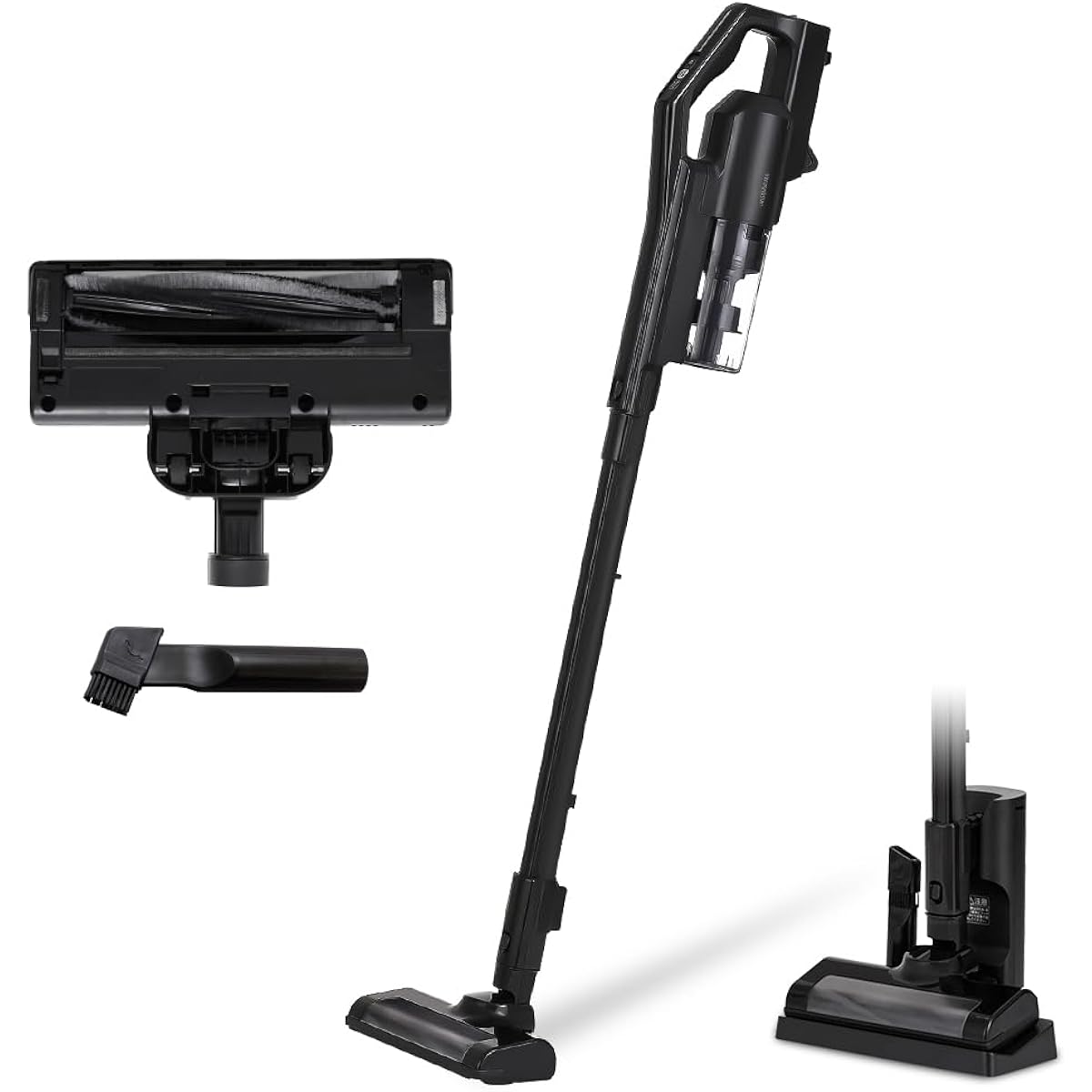 [Comes with a charging stand just by placing it] IRIS OHYAMA Vacuum Cleaner Cordless Stick Cleaner Cyclone Popular SCD-184P-B Black