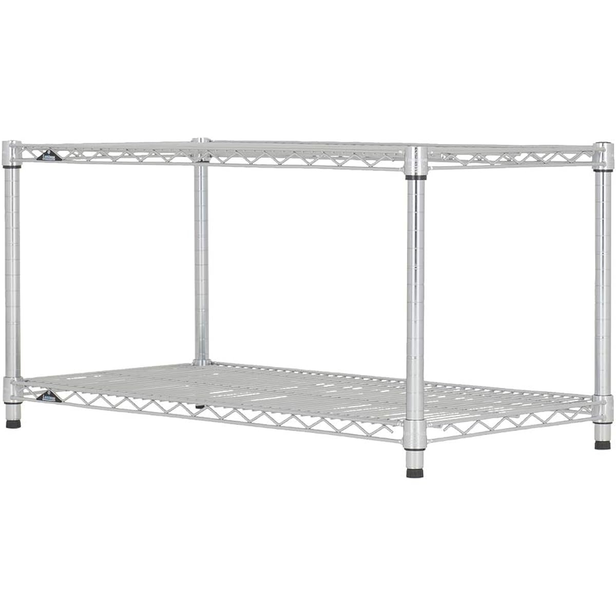 Luminous Custom Rack Regular Series 2 Tiers Without Extension Pole Width 91.5 x Depth 61 x Height 52.1cm Nylon Caster Specifications (No Stopper x 2 + With Stopper x 2) SR90600000050ABNN-2