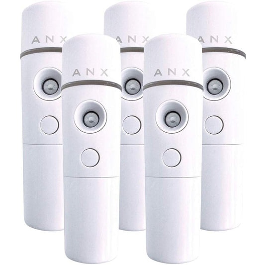 ANX Mobile Mist Facial Massager Handy Mist Ultrasonic Nano Mist Improved October 2023 Instruction Manual Included (5 pieces)