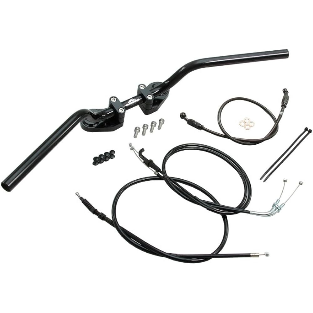 HURRICANE Bar Handle Kit European Type 1 All Black Type '13~'17 NINJA250 No ABS Car HBK682BSB