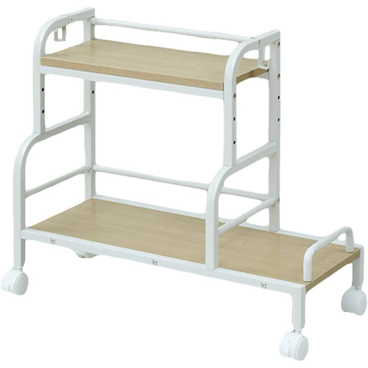 YAMAZEN Under Desk Wagon Under Desk Storage with Casters Width 70cm Natural/Ivory MUDB-70(NA/IV)