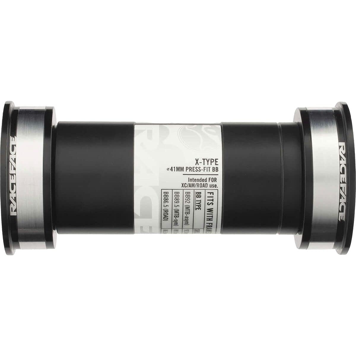 Race Face EXI BB92 Bottom Bracket: 41 mm ID x 92 mm shell x 24 mm spindle