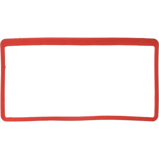 BRAITH Silicone Number Frame Red BX-432