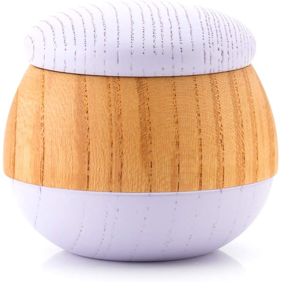 Soul Petit Pot Mini Urn Wooden Koron Fuji Hand Memorial Service Keyaki Zelkova Mini Urn for Ashes 779 Purple Purple