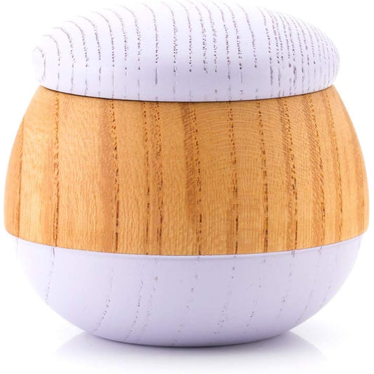 Soul Petit Pot Mini Urn Wooden Koron Fuji Hand Memorial Service Keyaki Zelkova Mini Urn for Ashes 779 Purple Purple