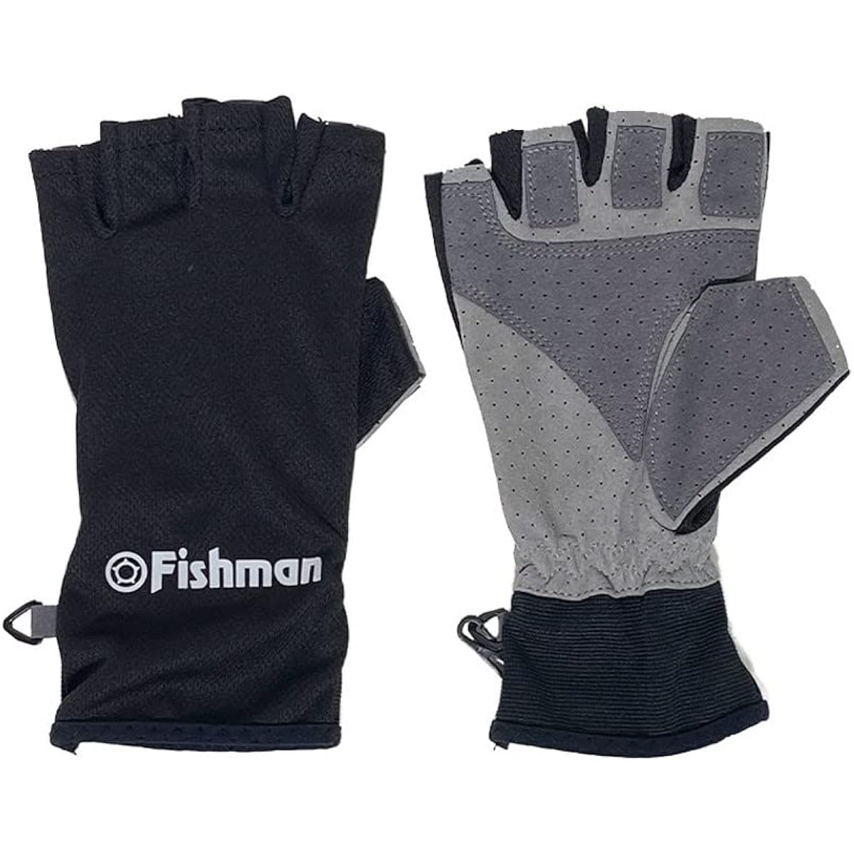 FISHMAN GB-201807 Summer 5 fingerless gloves black M