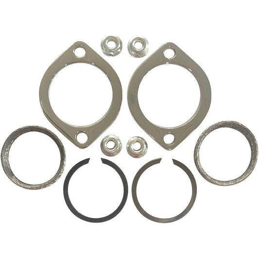 Chrome Exhaust Francis Kit Harley Davidson Evolution Twin Cam M8