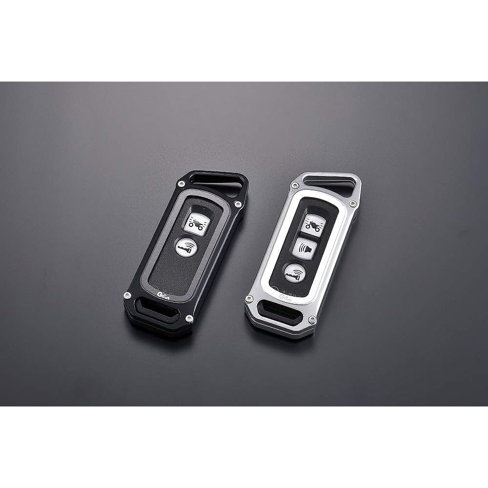 Gcraft Smart Key Cover Key Case Super Cub C125 (JA48) PCX (JF81) PCX150 (KF30) ADV150 (KF38) Black Machined Aluminum 39511