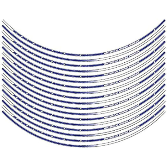 MDF Rim Stripe Strobe Type Blue 6mm Width 13 inches RIM-6M-STBU-13