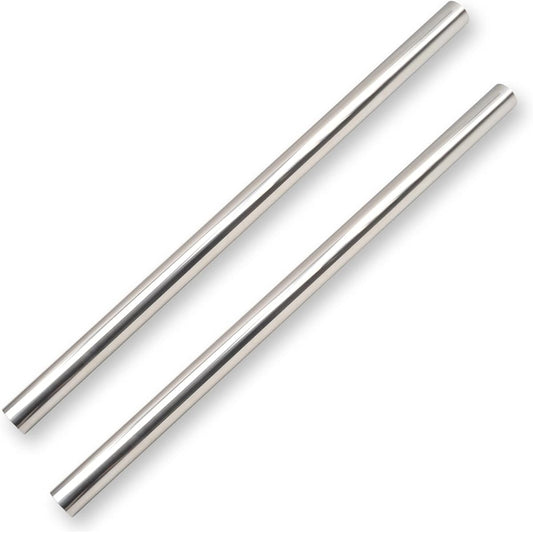 FGJQEFG 4 inch straight DIY Custom Mandrel Exhaust Pipe Length 40 inch OD Mandrel Straight Pipe T304 Stainless Steel Universal Fit -2 pieces