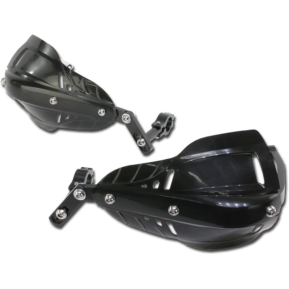 Universal Aluminum Hand Guard Knuckle Guard 22.2mm/22.2Pie Black Solid