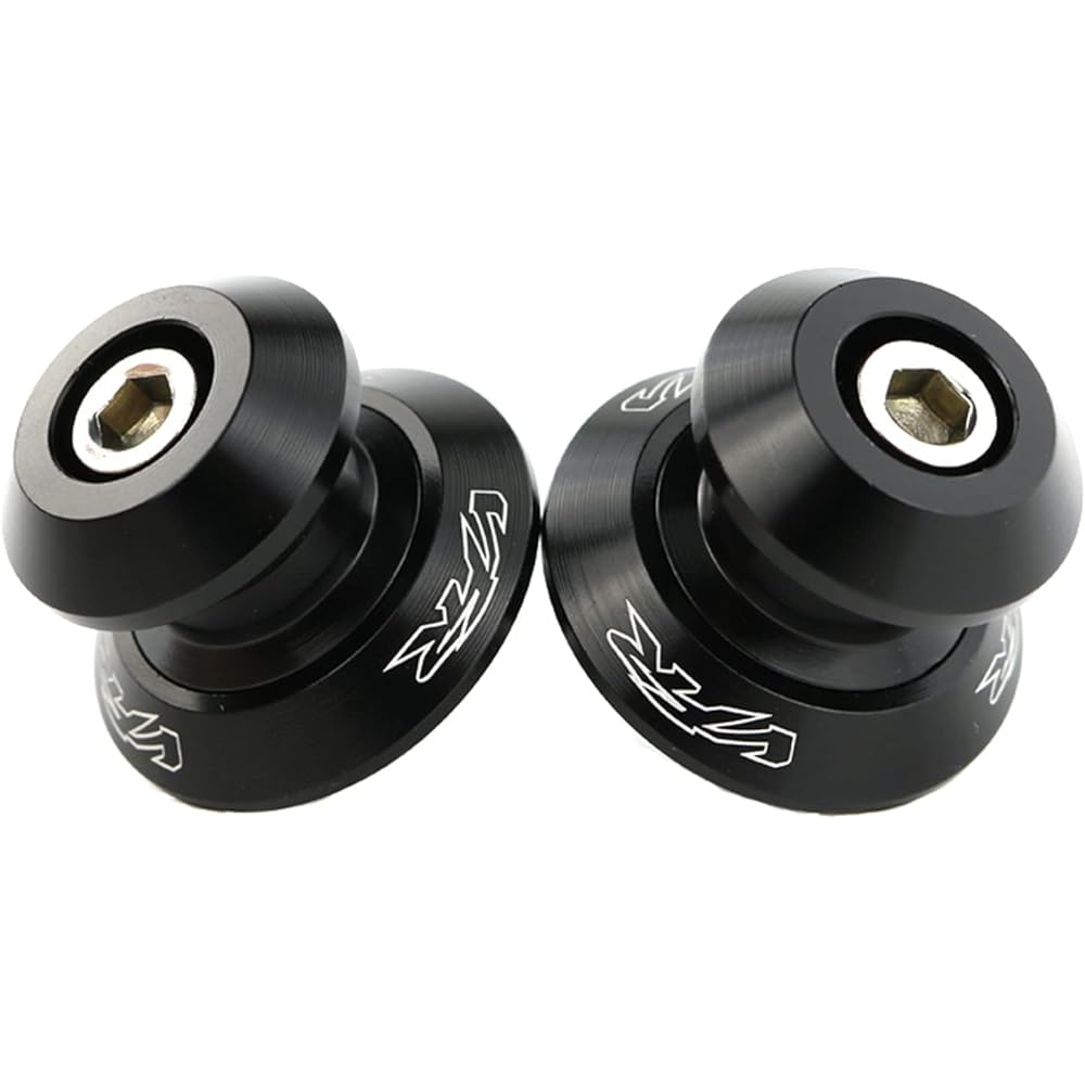 Stand Screw Slider Suitable for Honda RC51 2000 2001 2002 2003 2004 2005 2006 Swing Arm Slider Spool Bracket Spool CNC Aluminum Alloy (Color: Black)