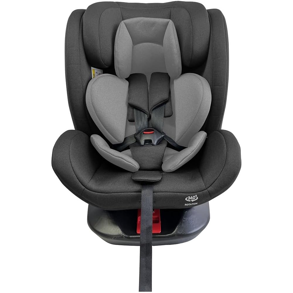 Iris Plaza R129 Child Seat from Newborn ISOFIX Rotating Light Gray